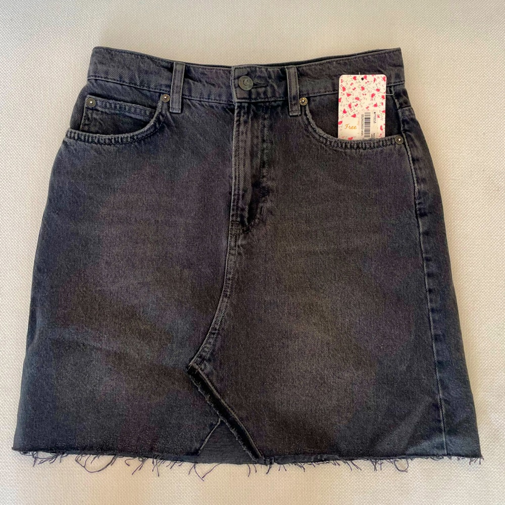 Free People Denim mini Skirt